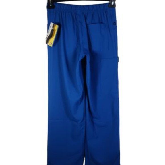 WonderWink Womens Easy Fit Medical Uniform Cargo Scrub Pant XS RYL/Blue 5025P - Picture 3 of 12